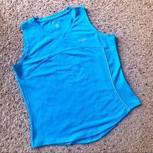 Reebok Play Dry Blue tank top, medium